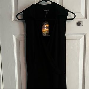 NWT black woman’s jumpsuit, sleeveless with collar
